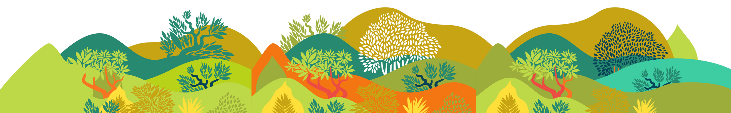 resource center landscape - mountains, hills and trees