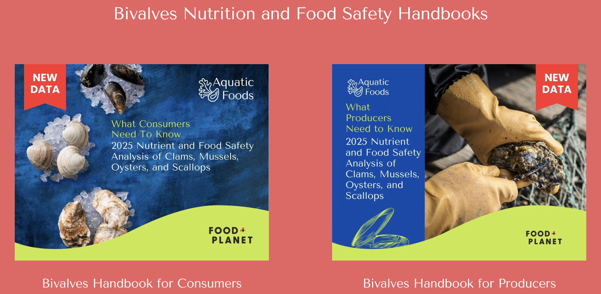 Bivalve Nutrition and Food Safety Handbooks